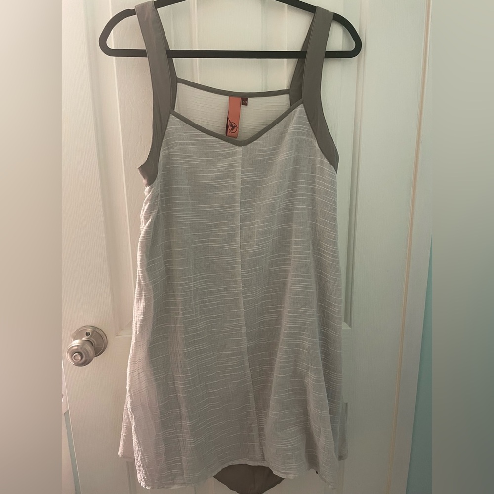 Womens 3Stones Light Cotton Dress with Tie Size Small